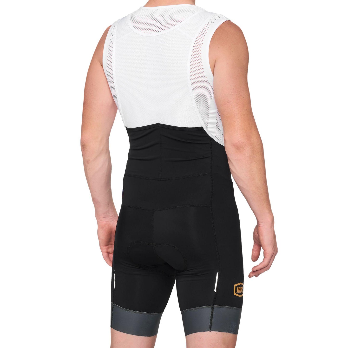 100% Exceeda Bib Shorts 2022 Black / Charcoal S