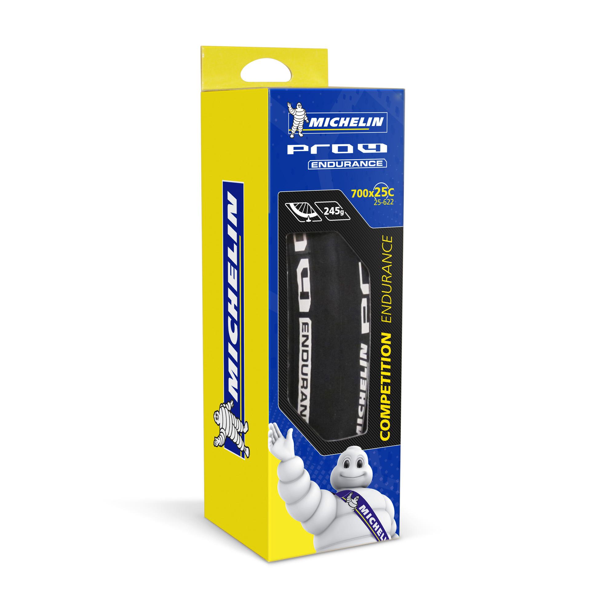 Michelin PRO4 Endurance Tyre 700 X 25C Black (25-622)