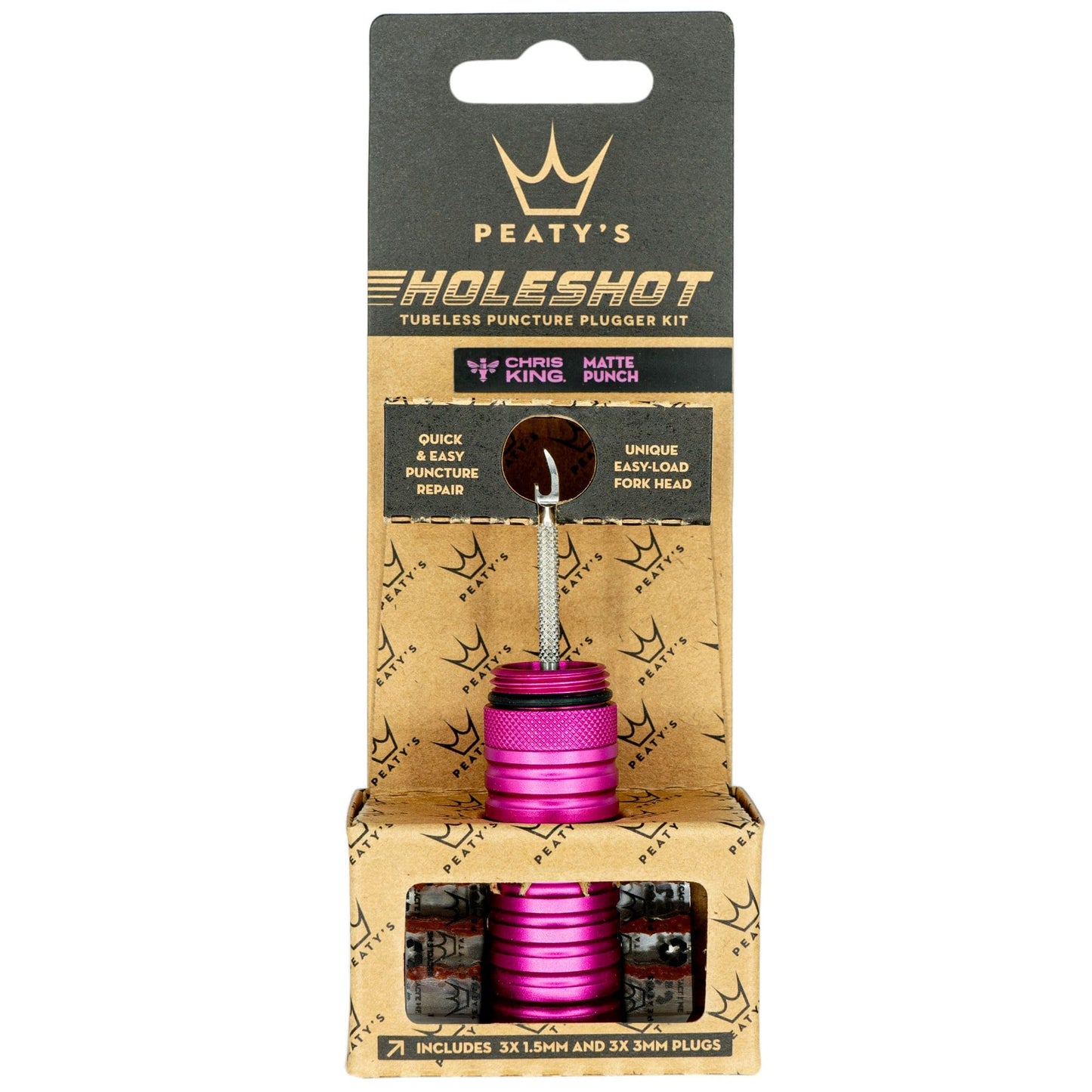 Peaty's Holeshot Tubeless Puncture Plugger Kit Punch