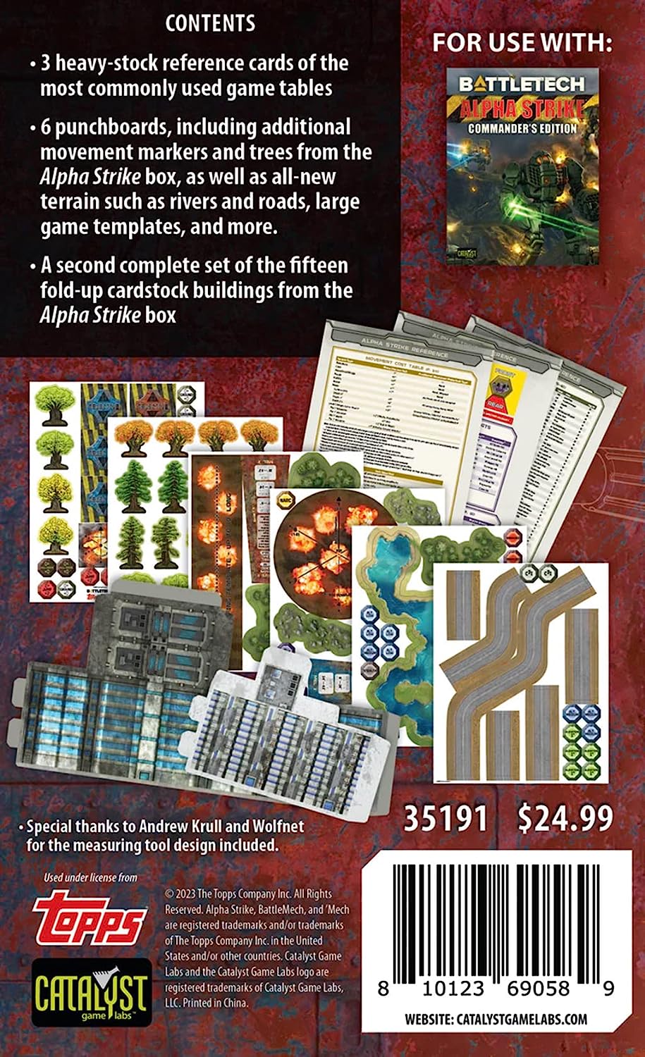 Catalyst Game Labs - BattleTech Counter Pack-Alpha Strike - Miniature Game - English Version