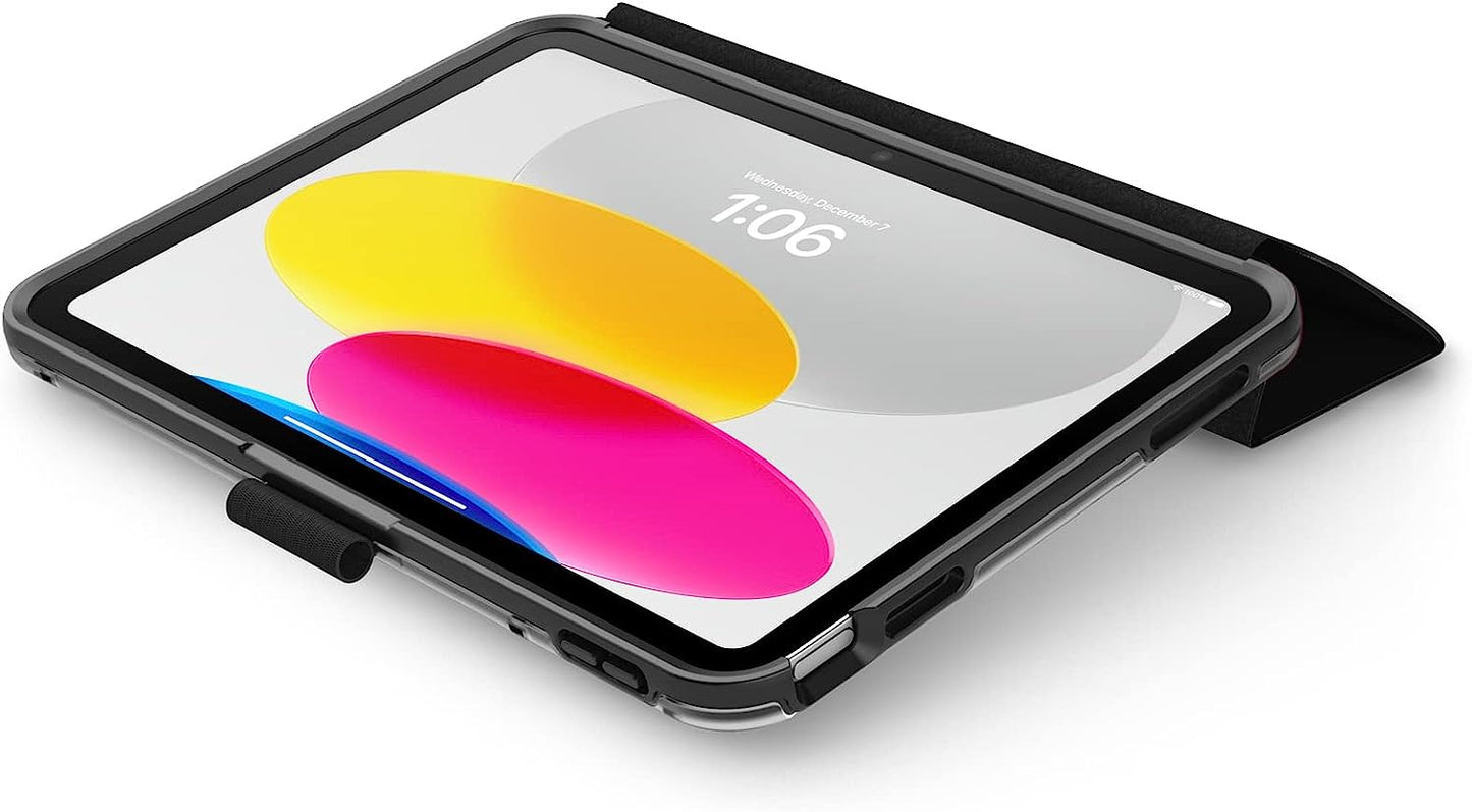 OtterBox SYMMETRY FOLIO SERIES case for iPad 10th Gen (ONLY) - STARRY NIGHT (Clear/Black/Dark Grey) (Non-Retail Packaging) Symmetry Folio Starry Night