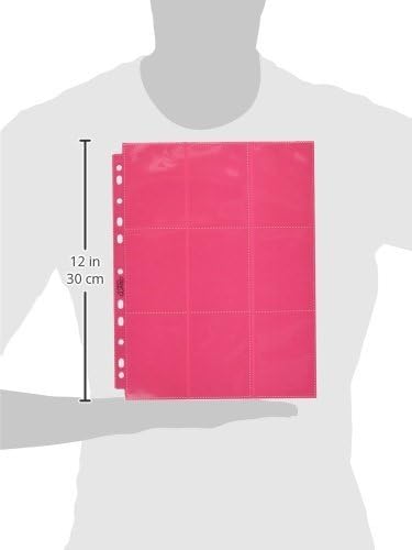 Ultimate Guard 18-Pocket Side Loading Pages (50-Pages, Red