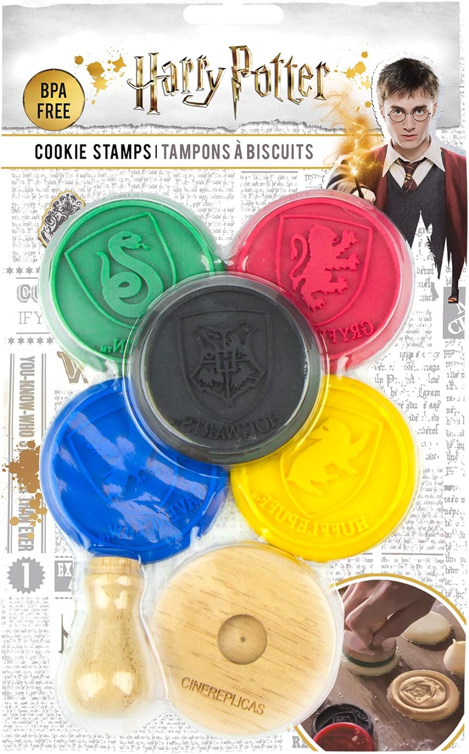 Cinereplicas - Harry Potter - Silicone Cookie/Biscuit Stamps - Official License