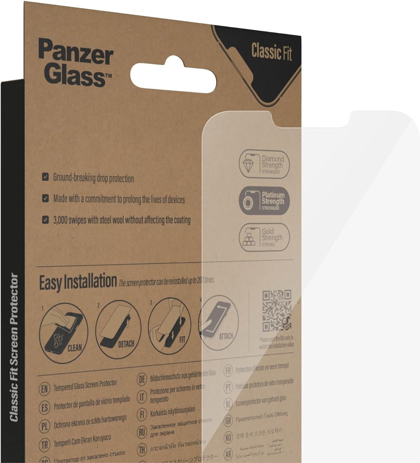 PanzerGlass Classic Fit Apple iPhone 20 Doorzichtige schermbeschermer 1 stuk(s