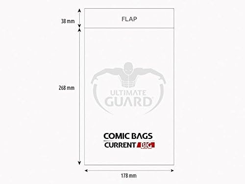 Ultimate Guard Comic Bags Current Thick Cards