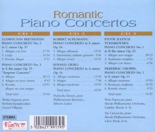 Romantic Piano Concertos