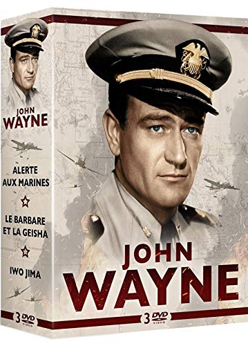 Coffret john wayne 3 films : alerte au marines ; iwo jima ; le barbare et la geisha