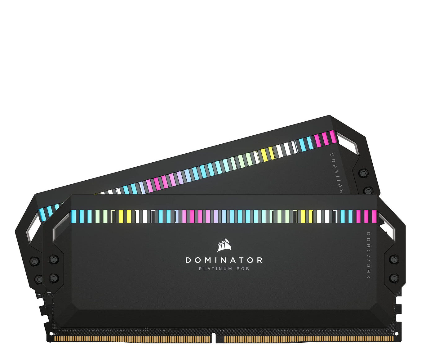 CORSAIR DOMINATOR PLATINUM RGB DDR5 RAM 32GB (2x16GB) 6000MHz CL36 Intel XMP iCUE Compatible Computer Memory - Black (CMT32GX5M2E6000C36)
