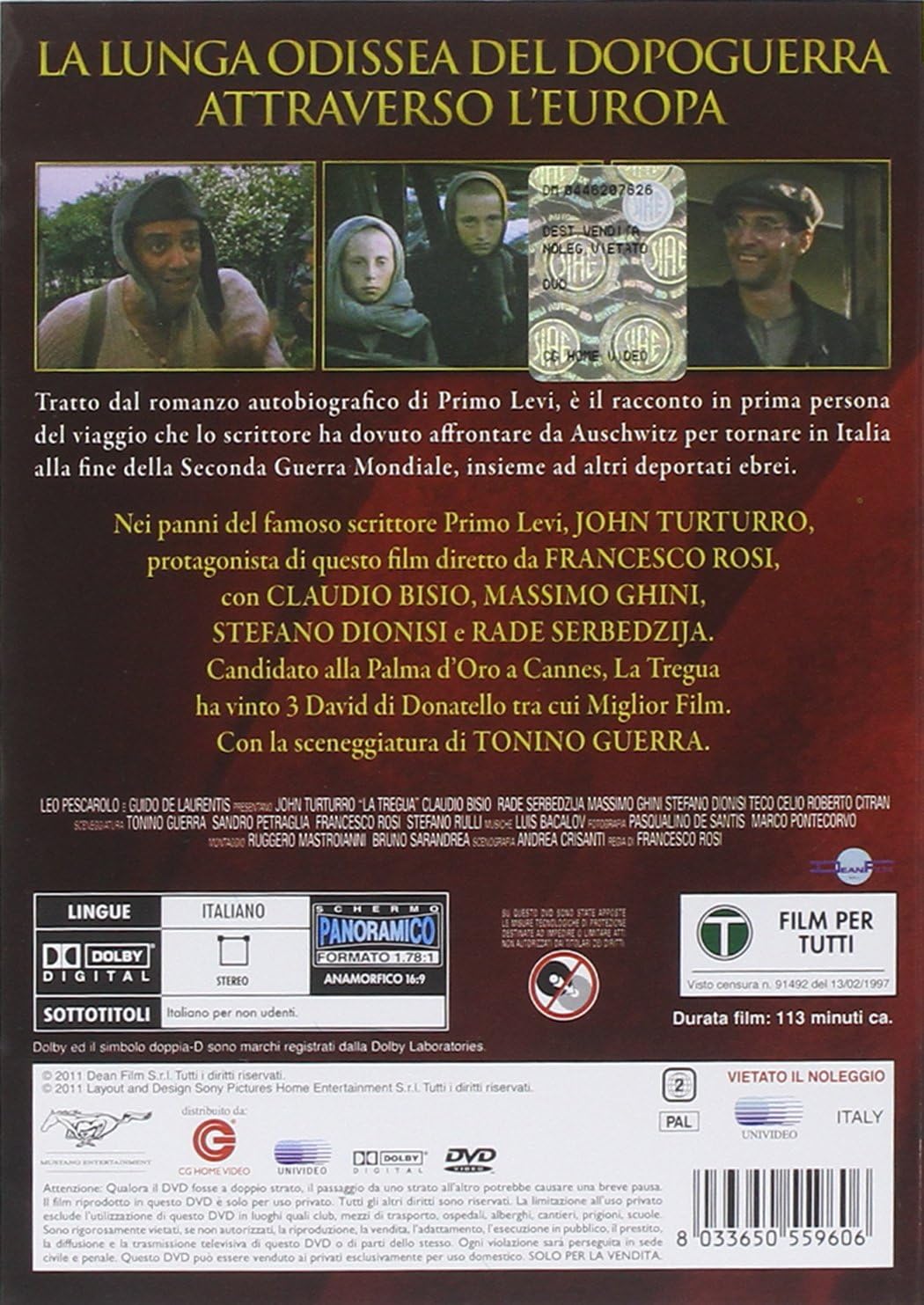 la tregua dvd Italian Import