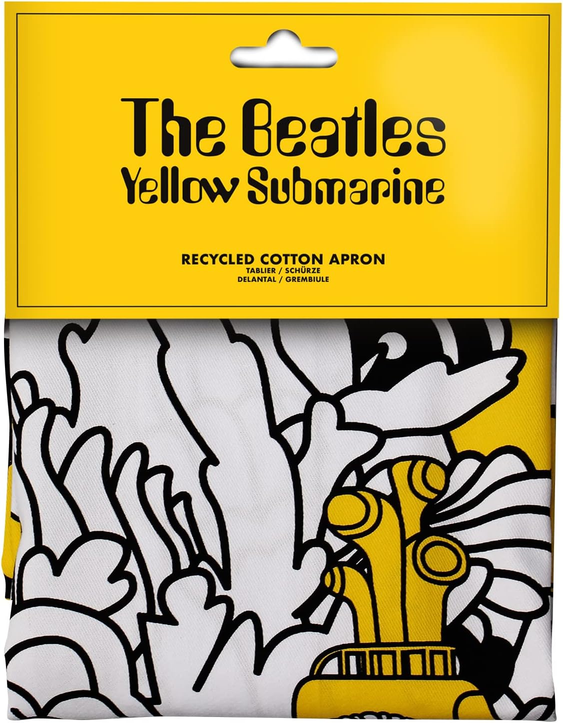 Half Moon Bay The Beatles Yellow Submarine Kitchen Apron Recycled Cotton For Men and Women