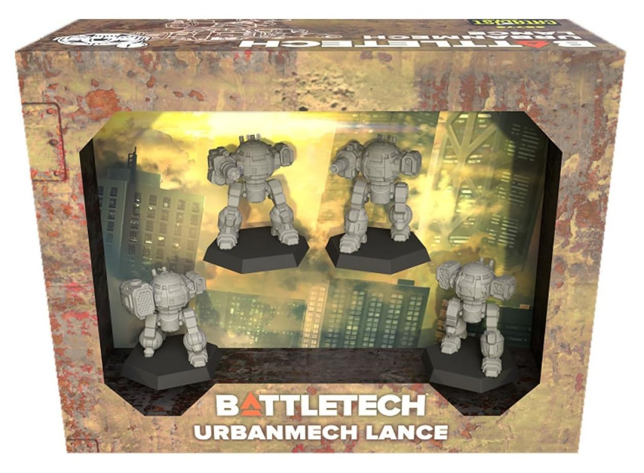 Catalyst Game Labs - BattleTech UrbanMech Lance - Miniature Game - English Version