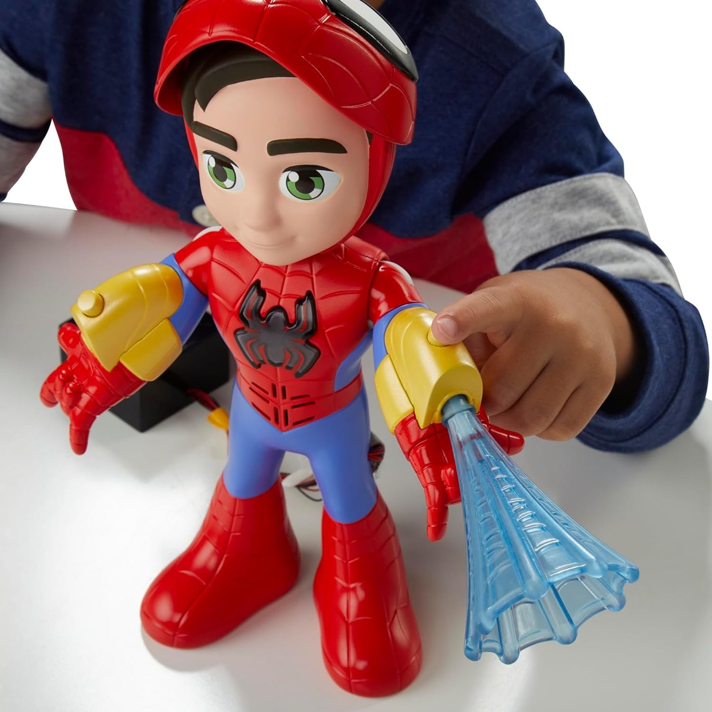 SPIDEY AND HIS AMAZING FRIENDS Marvel elektronischer Spidey, Action-Figur (25 cm), Vorschulspielzeug für Kinder ab 3