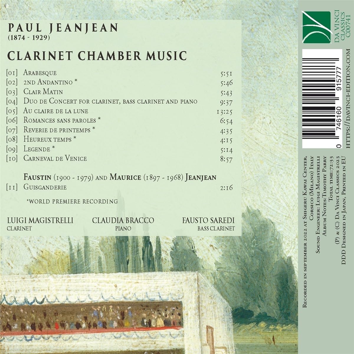 Clarinet Chamber Music
