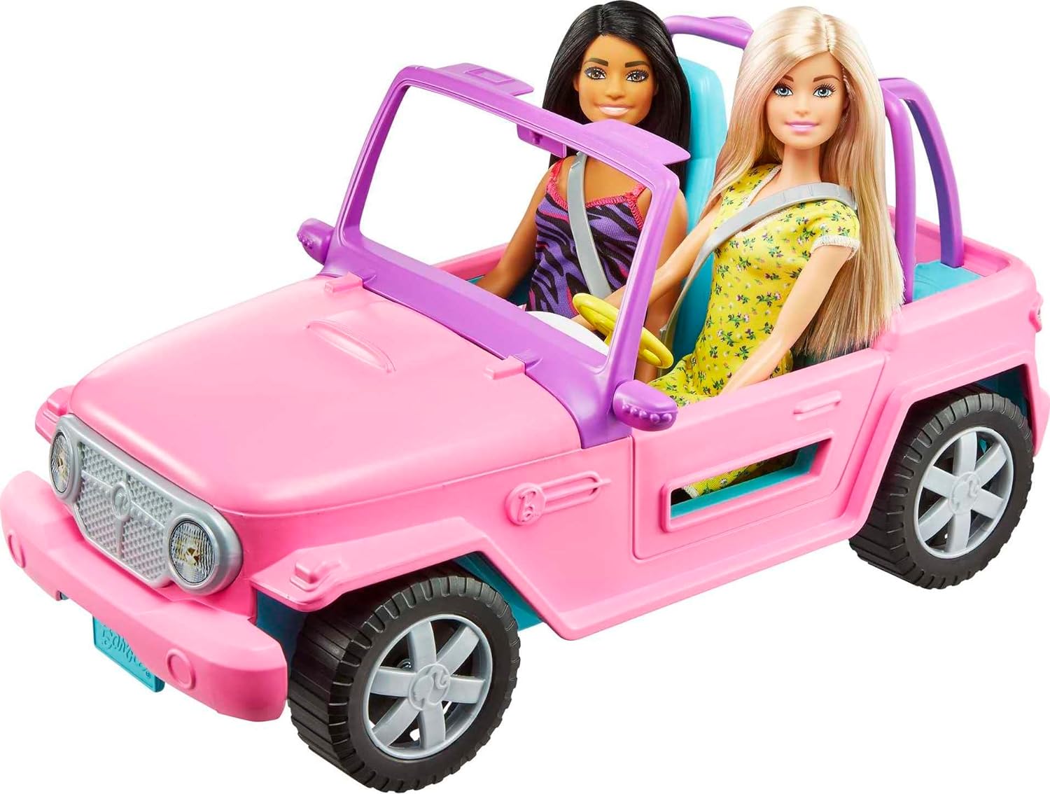 Barbie - Vehicle and 2 Dolls (GVK02)