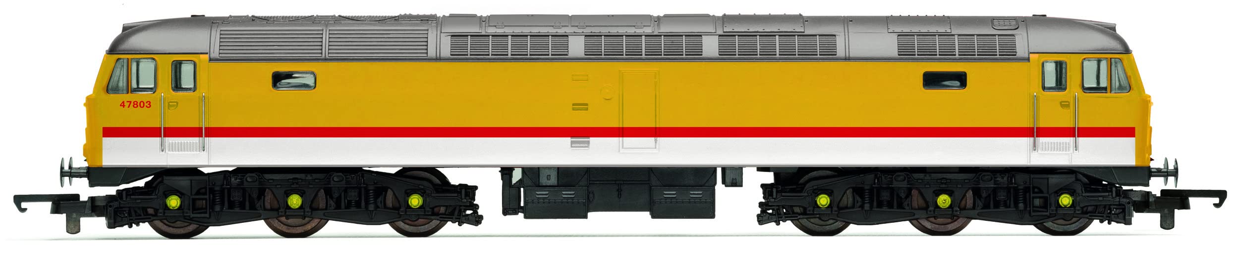 Hornby RailRoad Plus BR Infrastructure, Class 47, Co-Co, 47803 - Era 8. Locomotives., Yellow (R30186