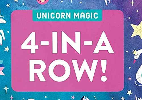 Unicorn Magic 4-In-A-Row Magnetic Board Game