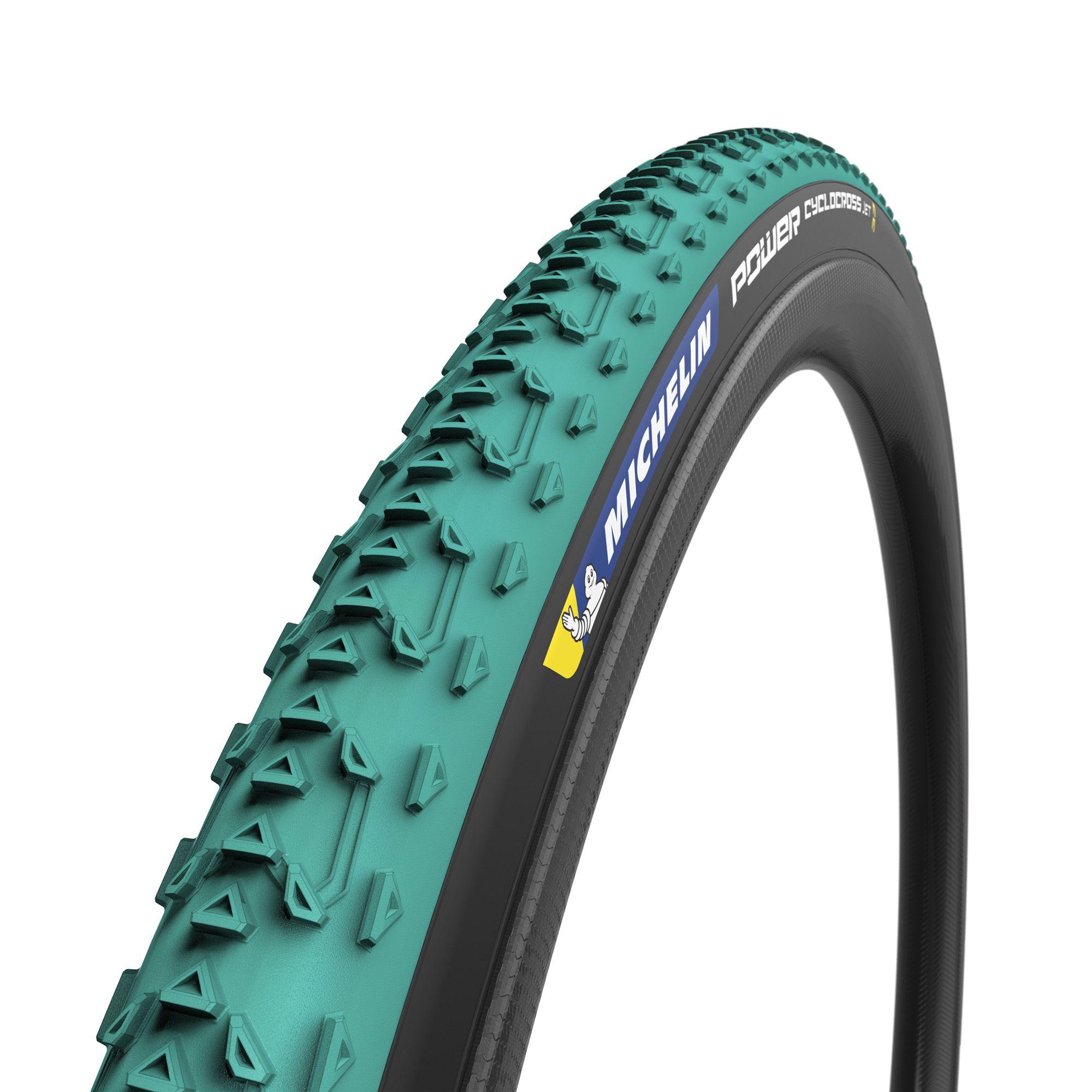 MICHELIN Pneumatico Power Cyclocross Jet Tubelessready Nessun genere, Nero/Verde, 700 x 33 (33-622