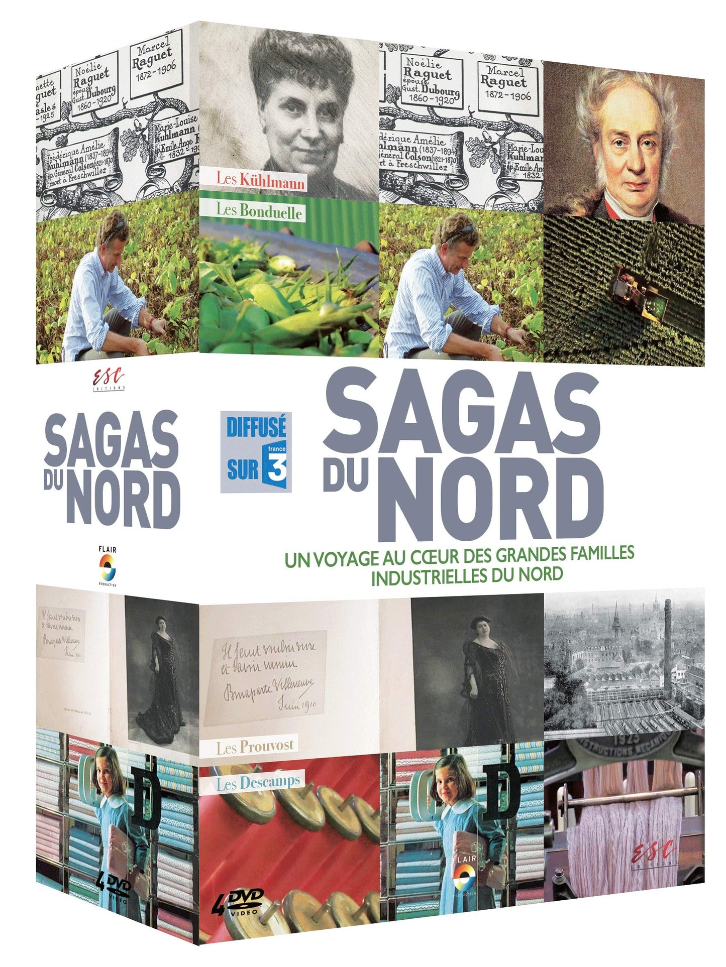 Coffret sagas du nord, un voyage au coeur des grandes familles industrielles du nord