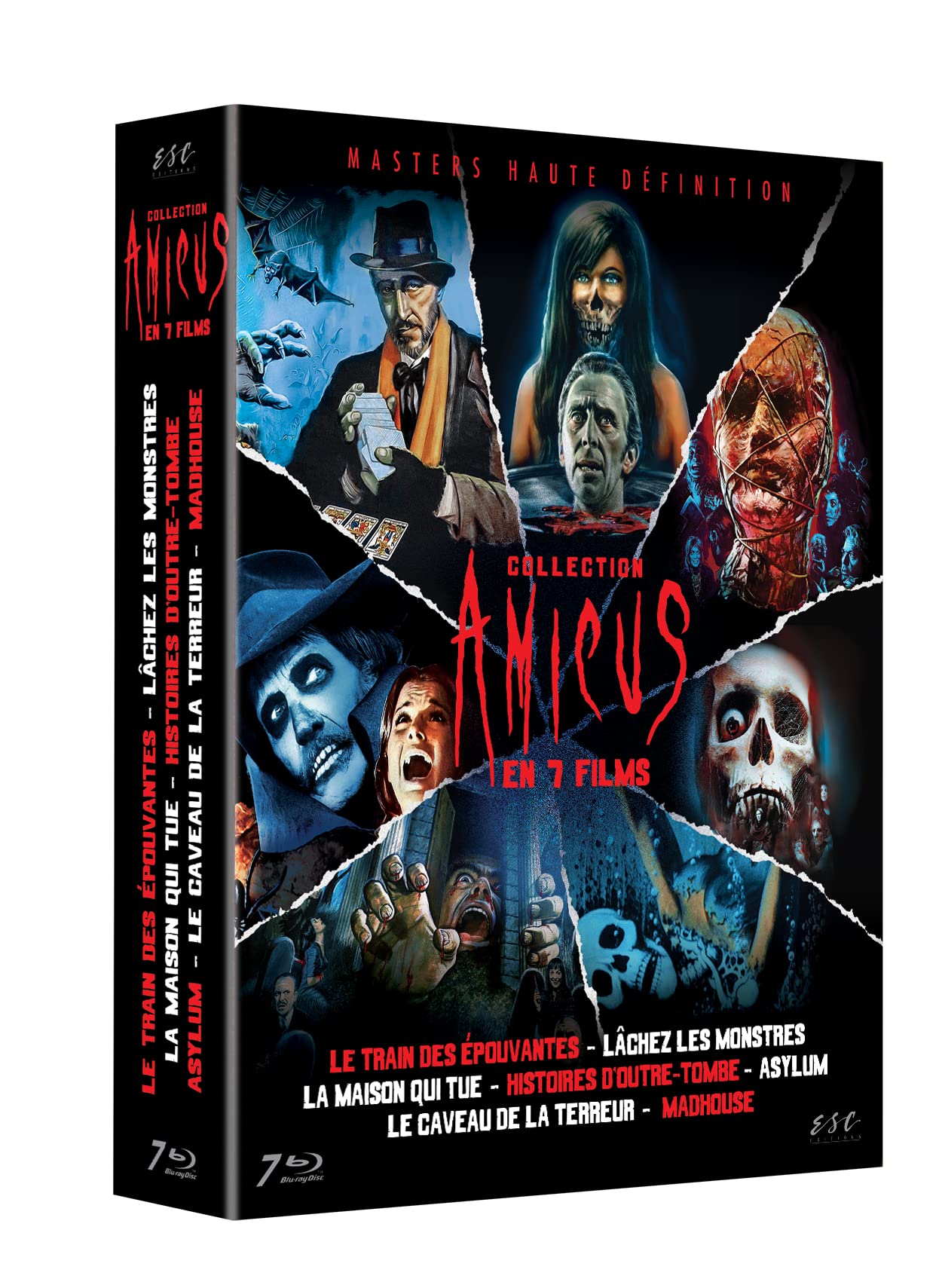 Amicus Collection - 7-Disc Box Set ( Dr. Terror's House of Horrors / Scream and Scream Again / The House That Dripped Blood / Tales from the Crypt / Asylum / T (Blu-Ray