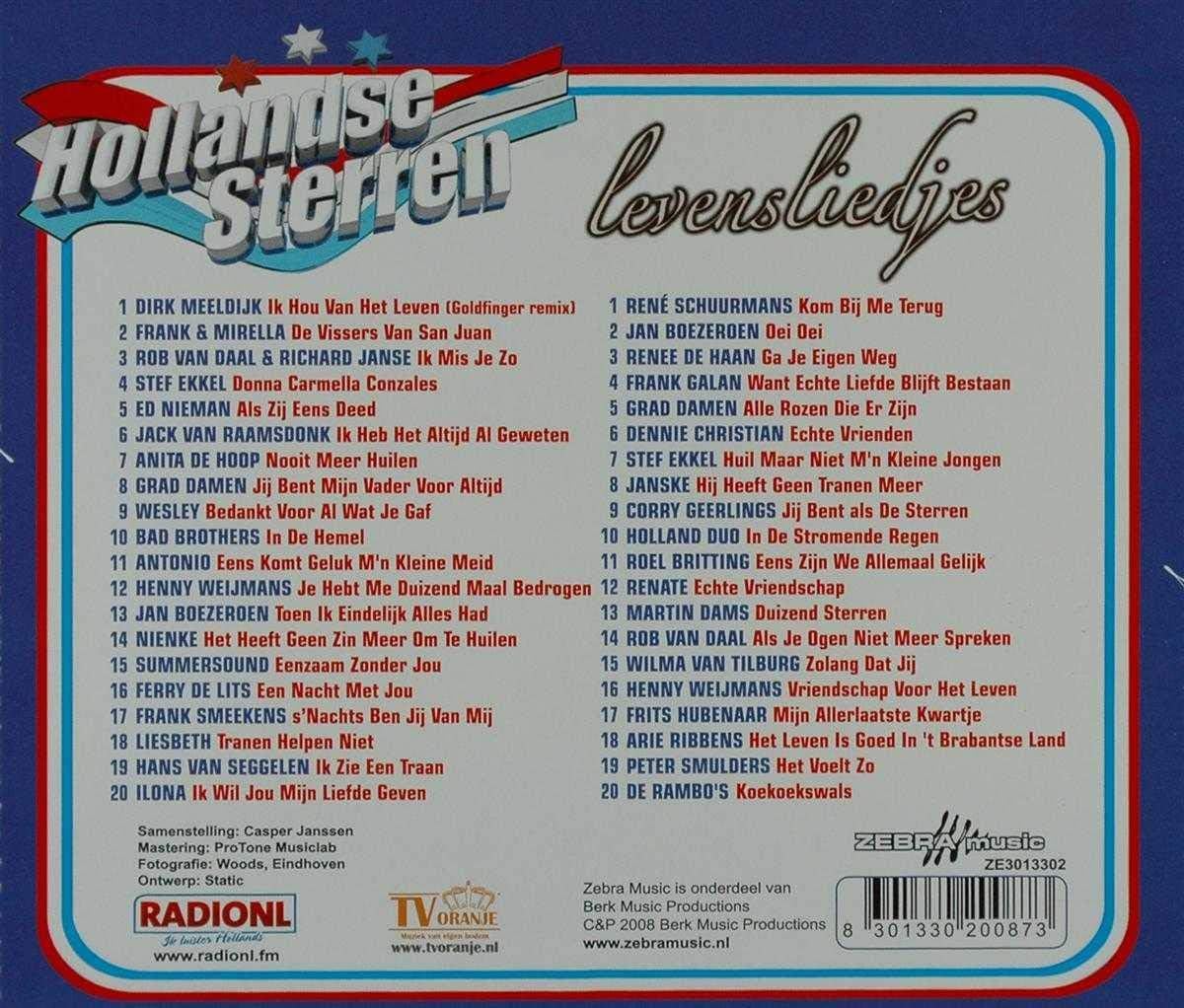 Various - Hollandse sterren - Levensliedjes