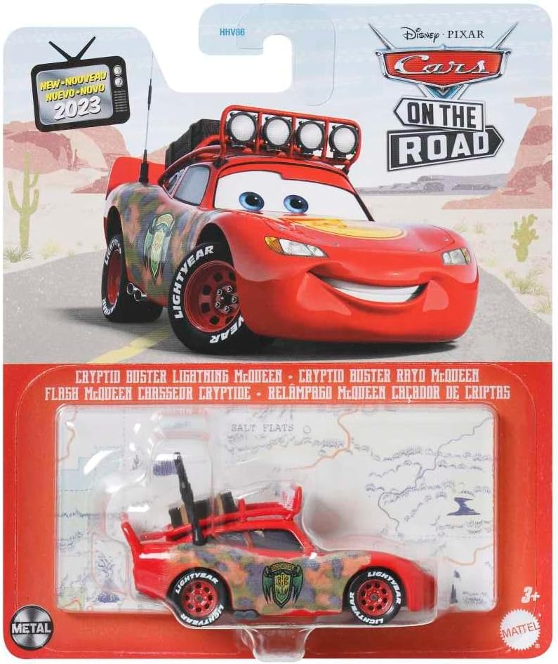 Disney Pixar Cars - On the Road Series - Cryptid Buster Lightning McQueen (HKY29