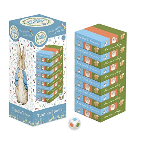 Painted Tumble Tower With Dice World Of