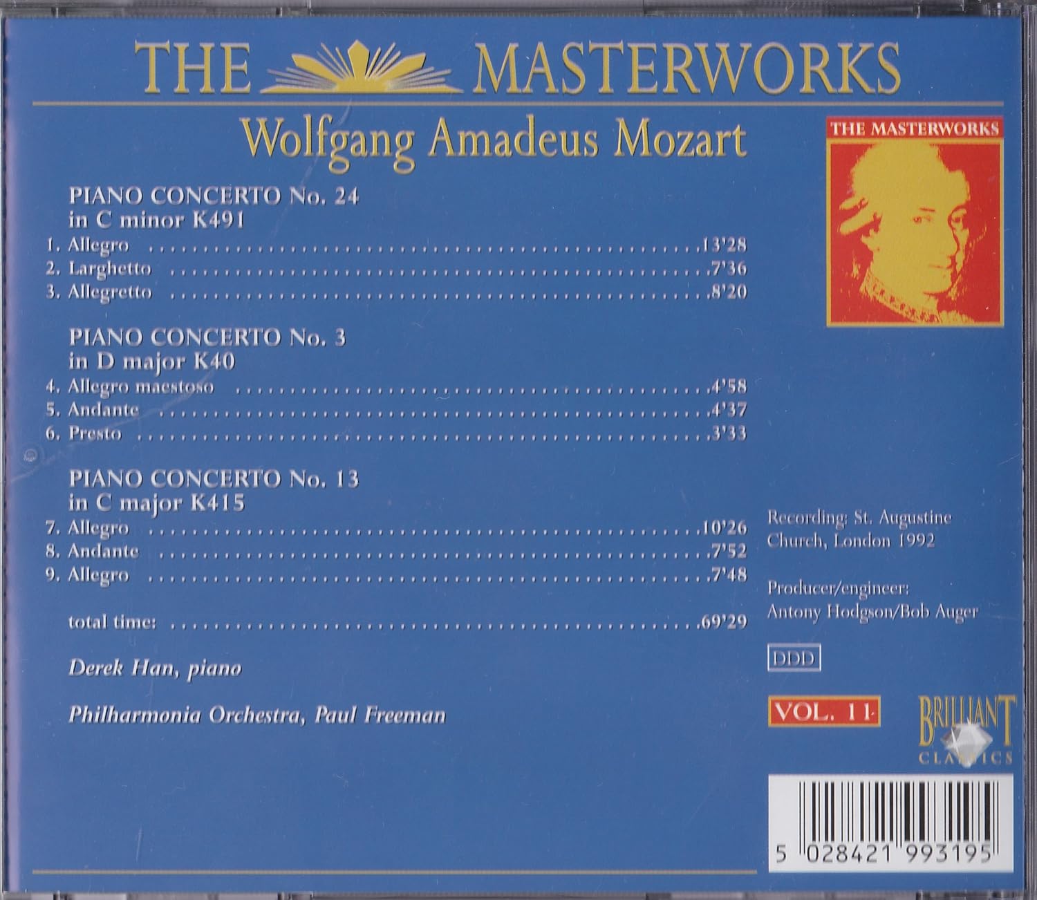 Mozart: Piano concertos Volume 11