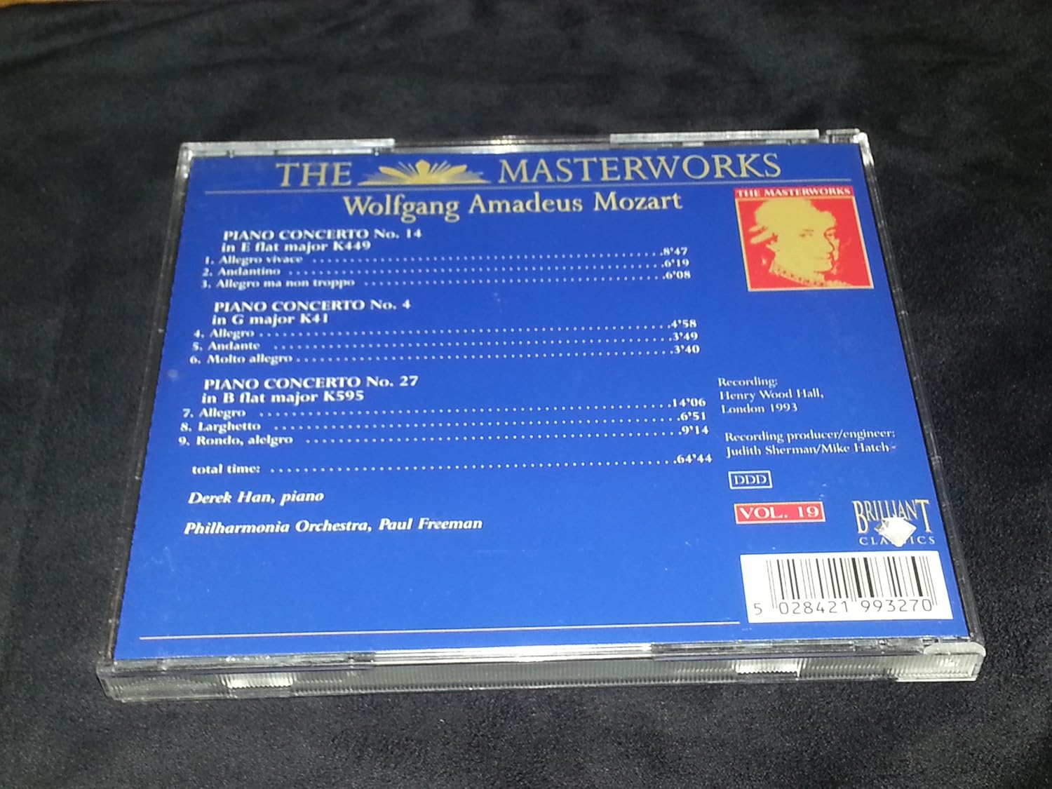 The Masterworks Vol. 19 Klavierkonzerte