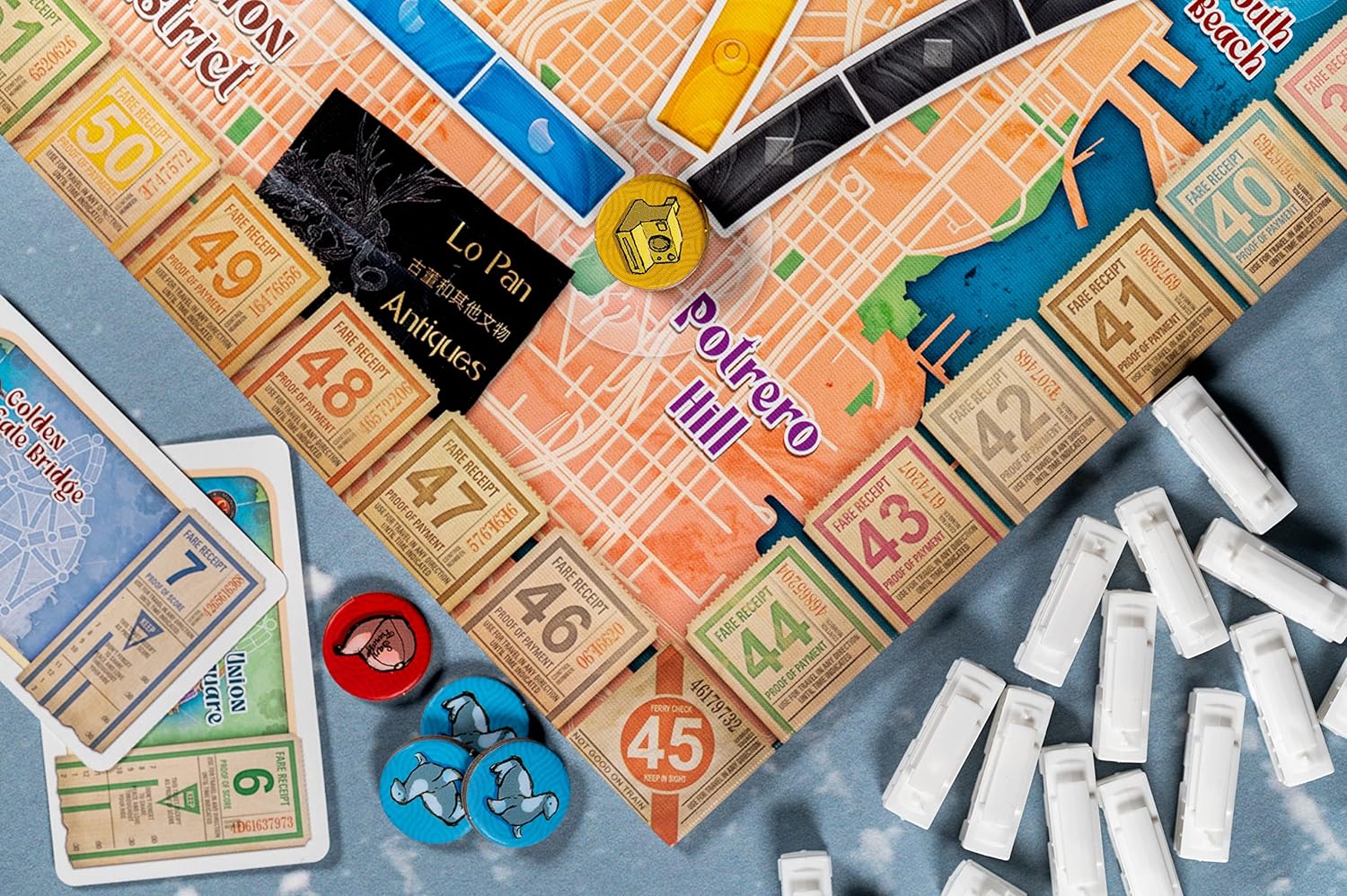 Asmodee - Ticket To Ride San Francisco, Board Game, 2-4 Players, 8+ Years, Italian Edition