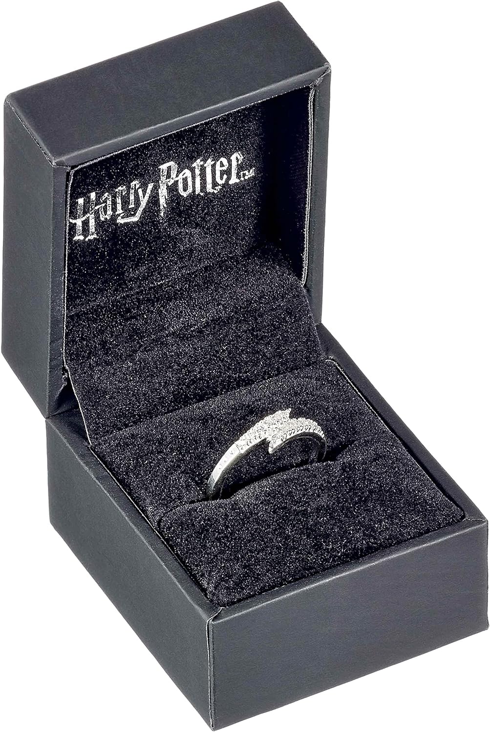 Harry Potter Official Sterling Silver Lightning Bolt Ring - Size Small by The Carat Shop