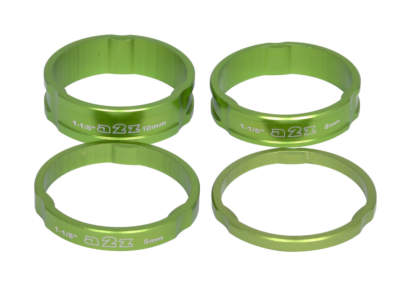 A2Z Headset Spacers - 1.1/8 (Green)