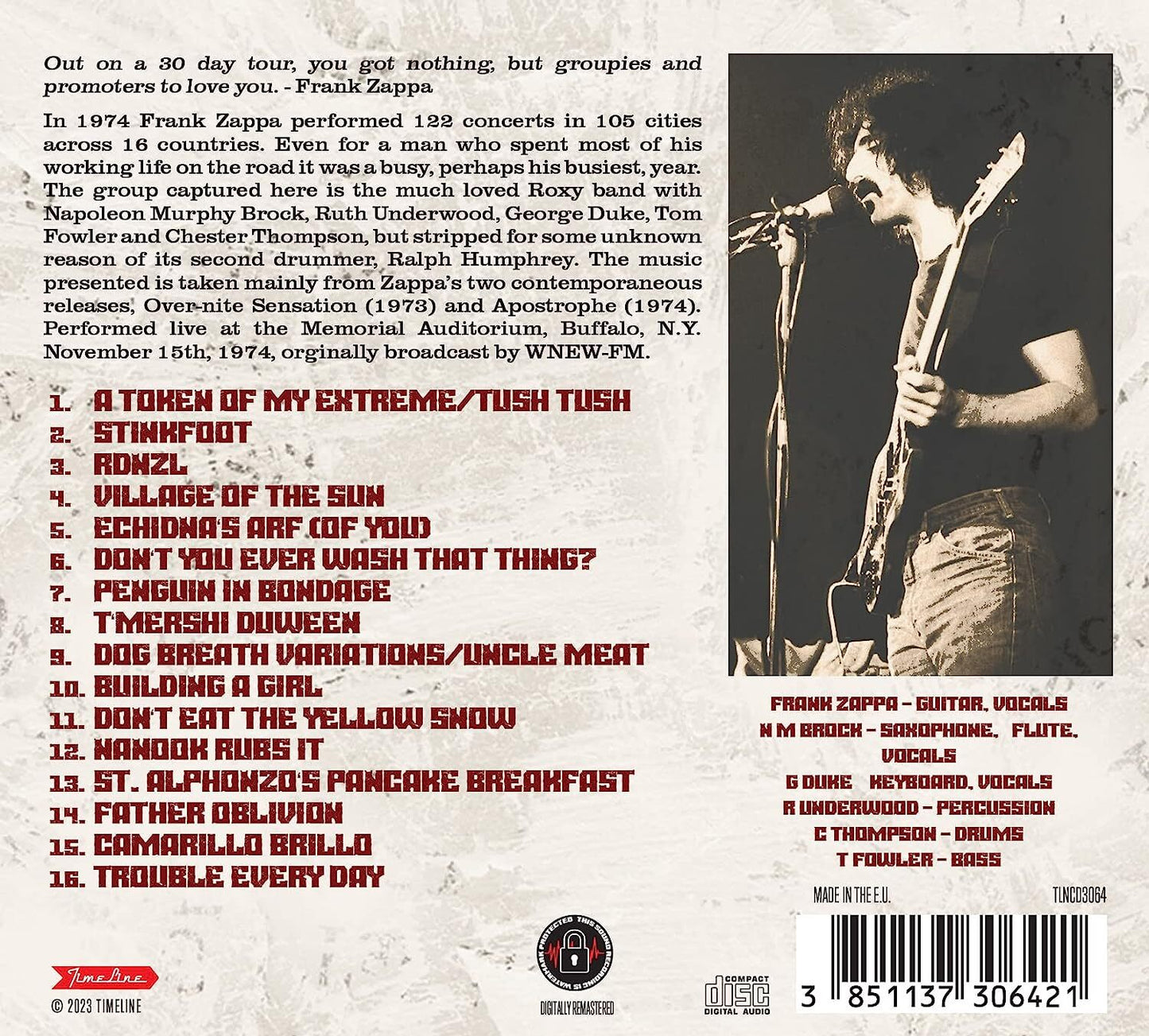 Live.. Buffalo, N.Y. 1974