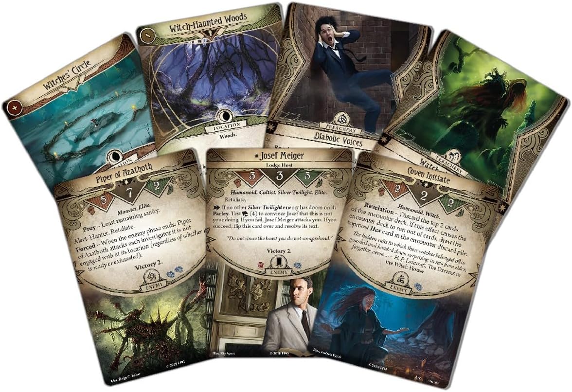 Fantasy Flight Games | Arkham Horror: The Circle Undone Campaign Expansion | Card Game | Ages 14+ | 1-4 Players | 60-120 Minutes Playing Time