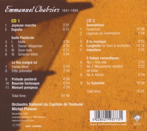 Orchestral Works (Orch. De Capitole Toulouse)