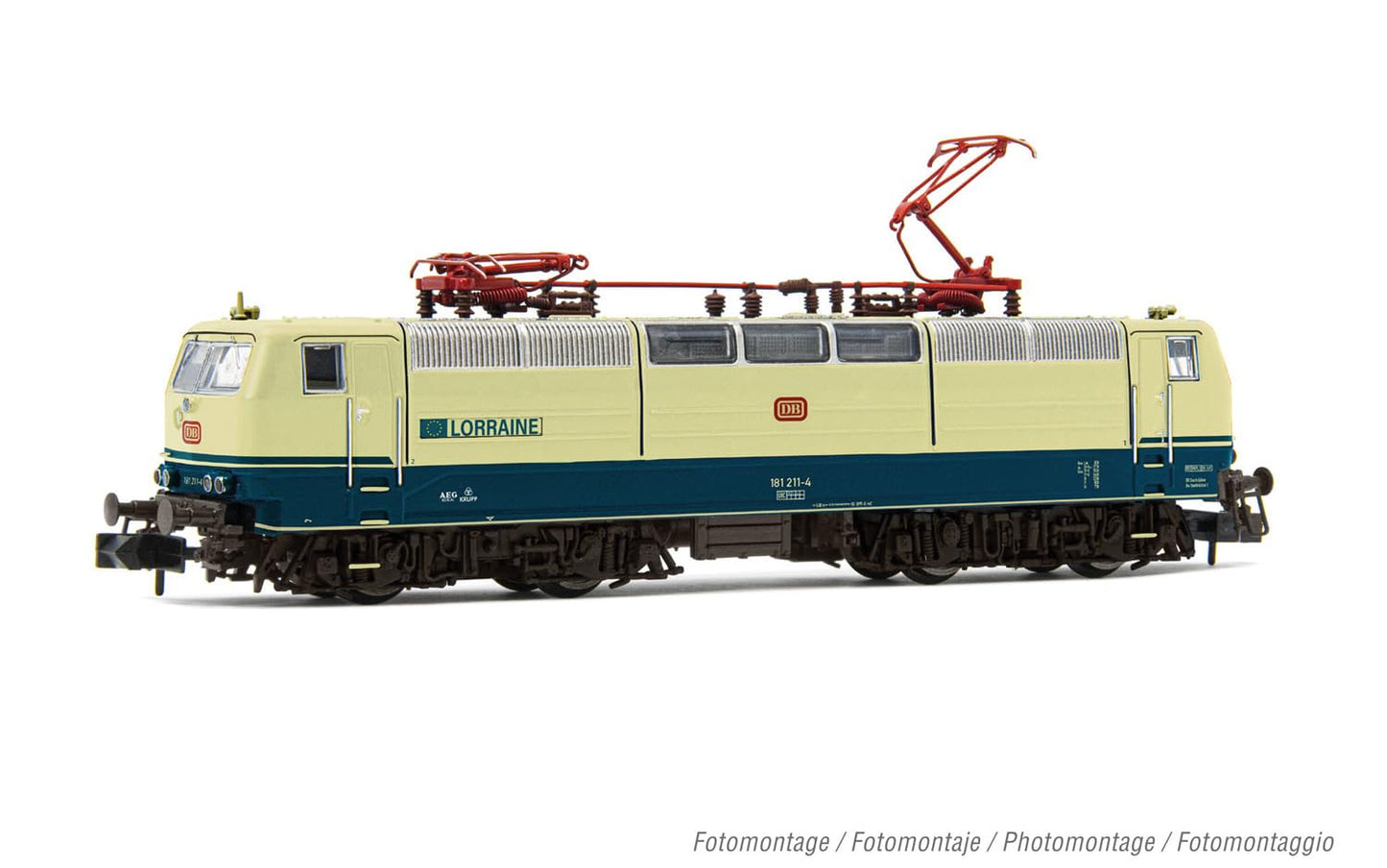 Arnold HN2606S DB, 181.2 livrée bleu/beige Lorraine, période IV avec décodeur sonore DCC calibre N