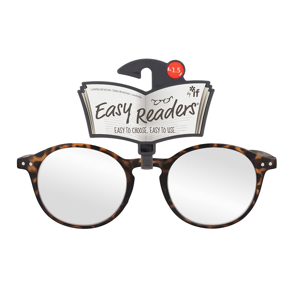 IF Easy Readers - Round Tortoiseshell +1.5 (U