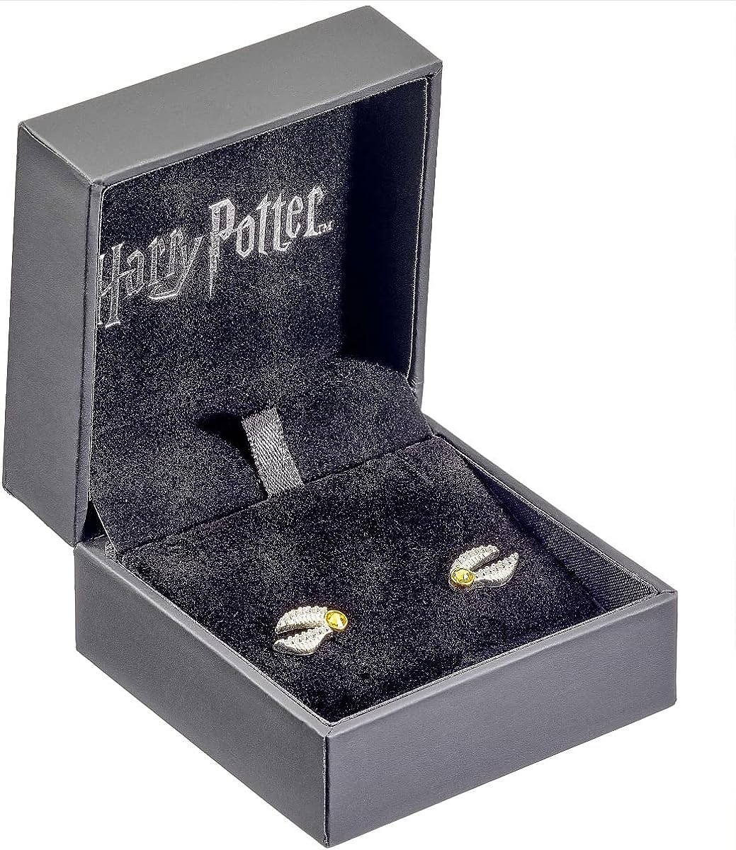 Harry Potter Snitch Dorada Mujer Pendiente