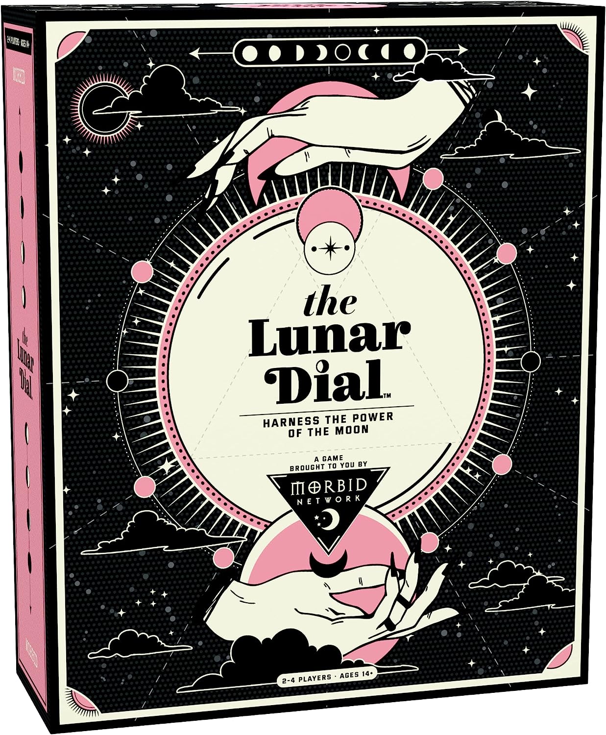 The Morbid Network Presents: The Lunar Dial | Harness the Power of the Moon | Strategy Board Games for Adults | For 2-4 Players | Ages 14+