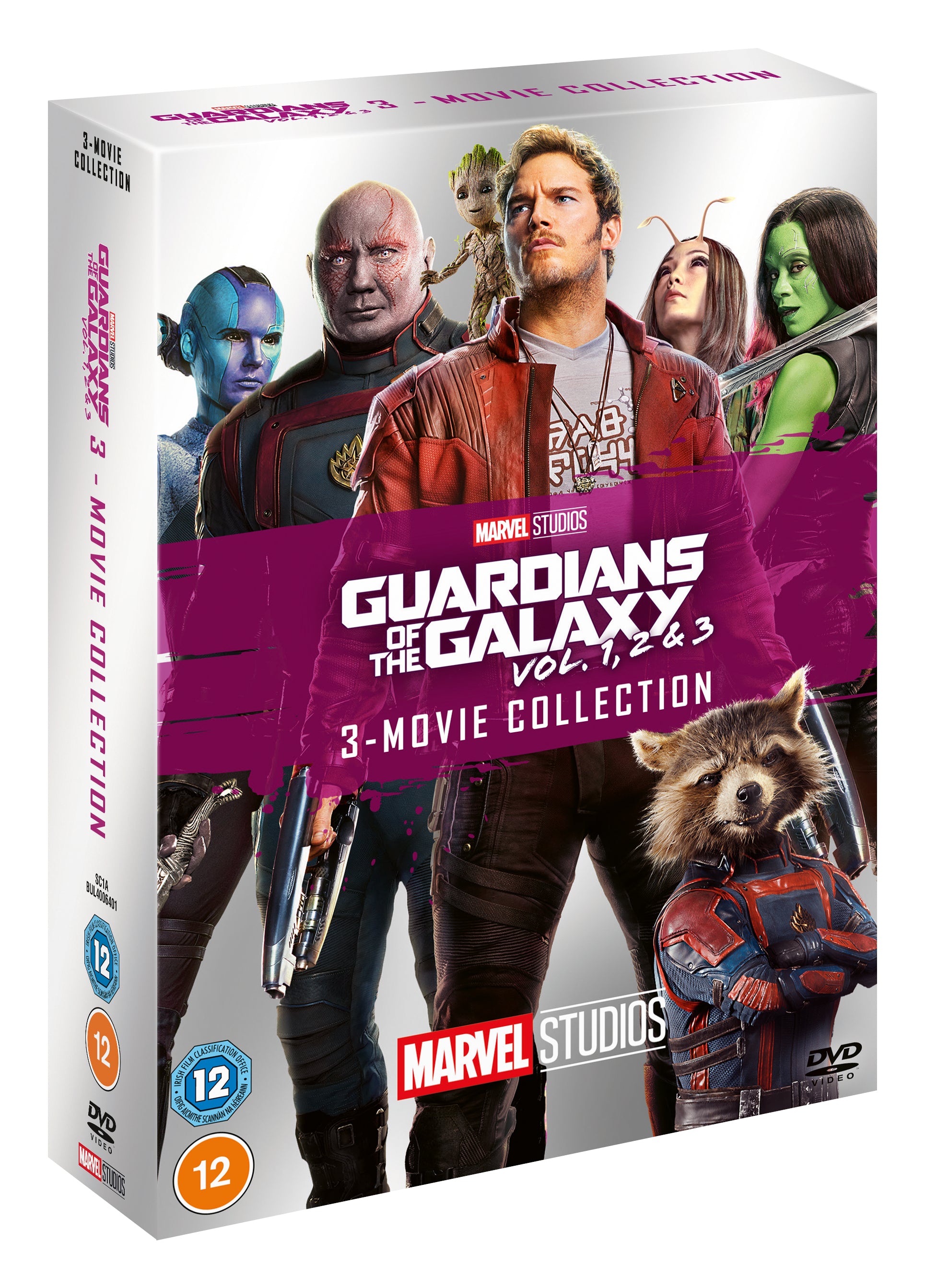 Guardians of the Galaxy: Vol. 1, 2 & 3 - 3 Movie Collection