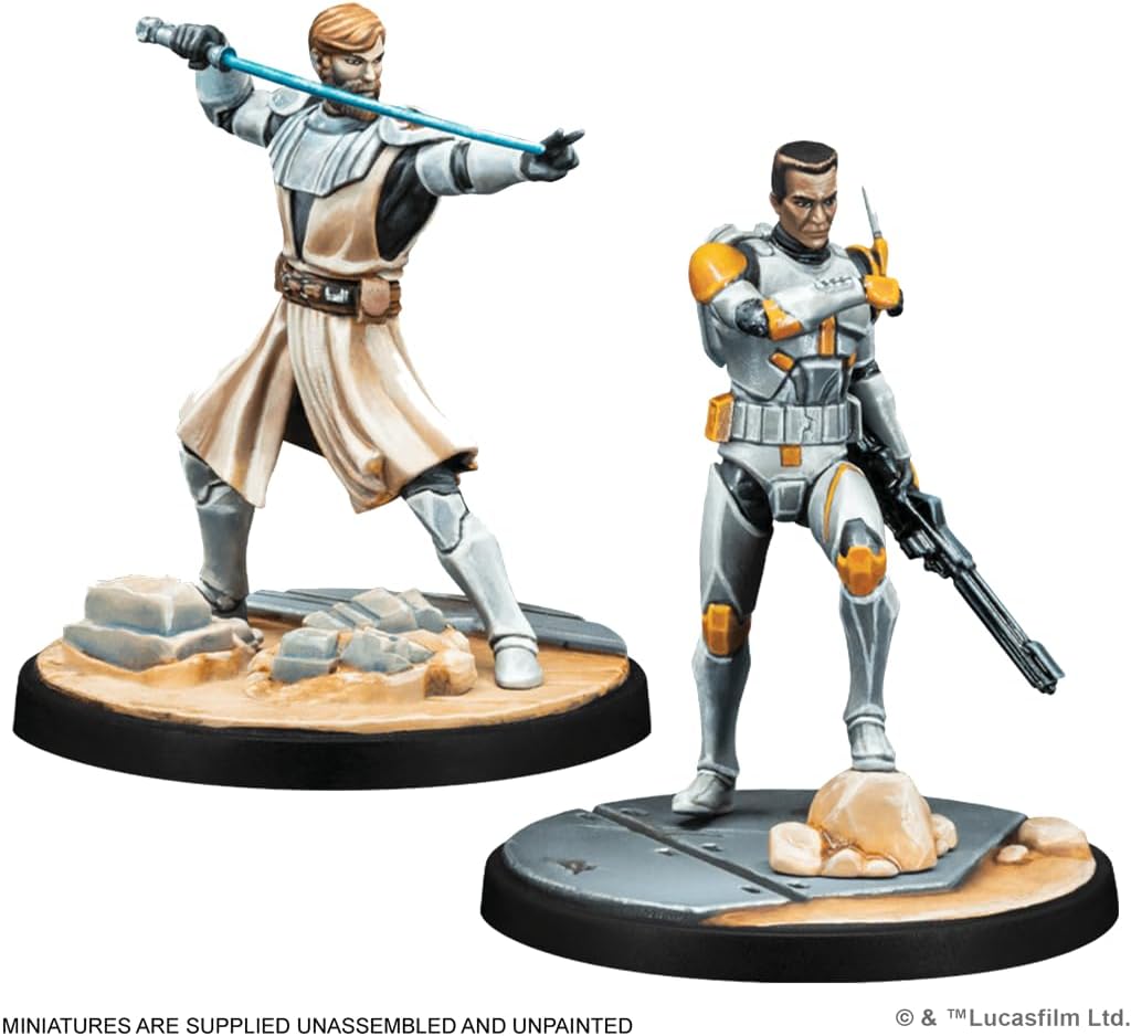 Atomic Mass Games | Star Wars Shatterpoint: Hello There - General Obi-Wan Kenobi Squad Pack | Miniatures and Card Game | Ages 14+ | 2 Players | 90 Minutes Playing Time