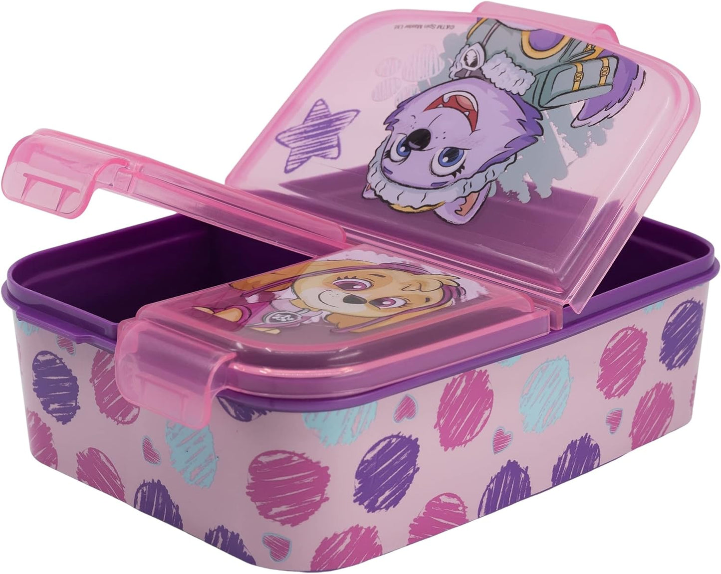 Stor 74520 SANDWICHERA Multiple PAW Patrol Girl Sketch Essence Lunch Box, Plastic