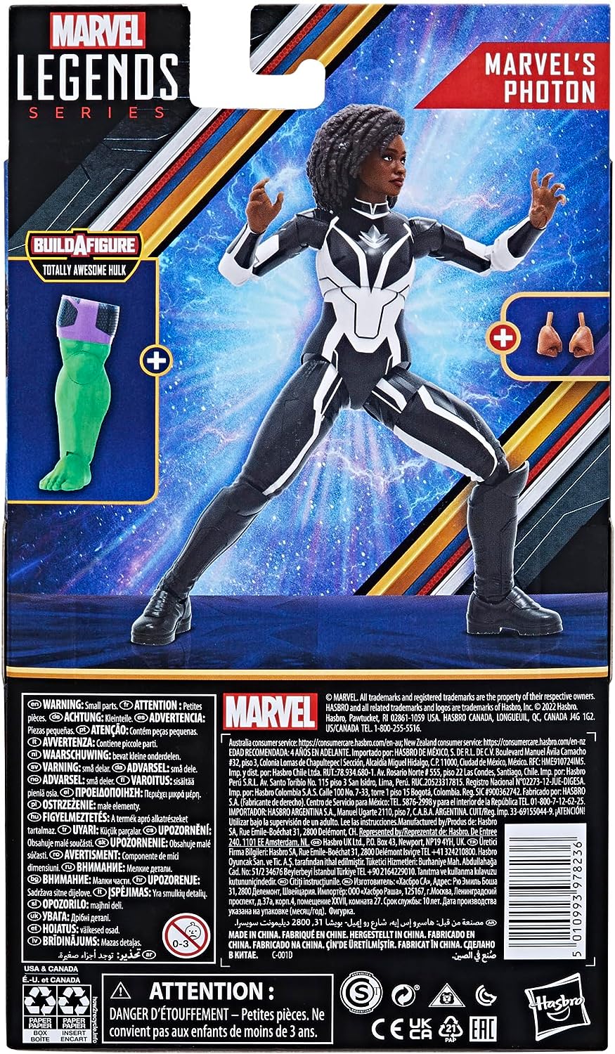 Marvel Hasbro, Legends Series, Marvel's Spectrum, action figure da 15 cm ispirata a The Marvels