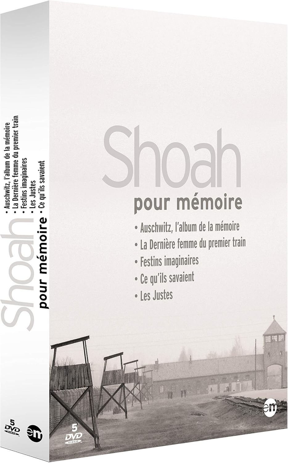 Shoah pour mémoire - Coffret : Auschwitz, l'album de la mémoire + La Dernière femme du premier train + Festins imaginaires + Ce qu'ils savaient + Tzedek : les justes