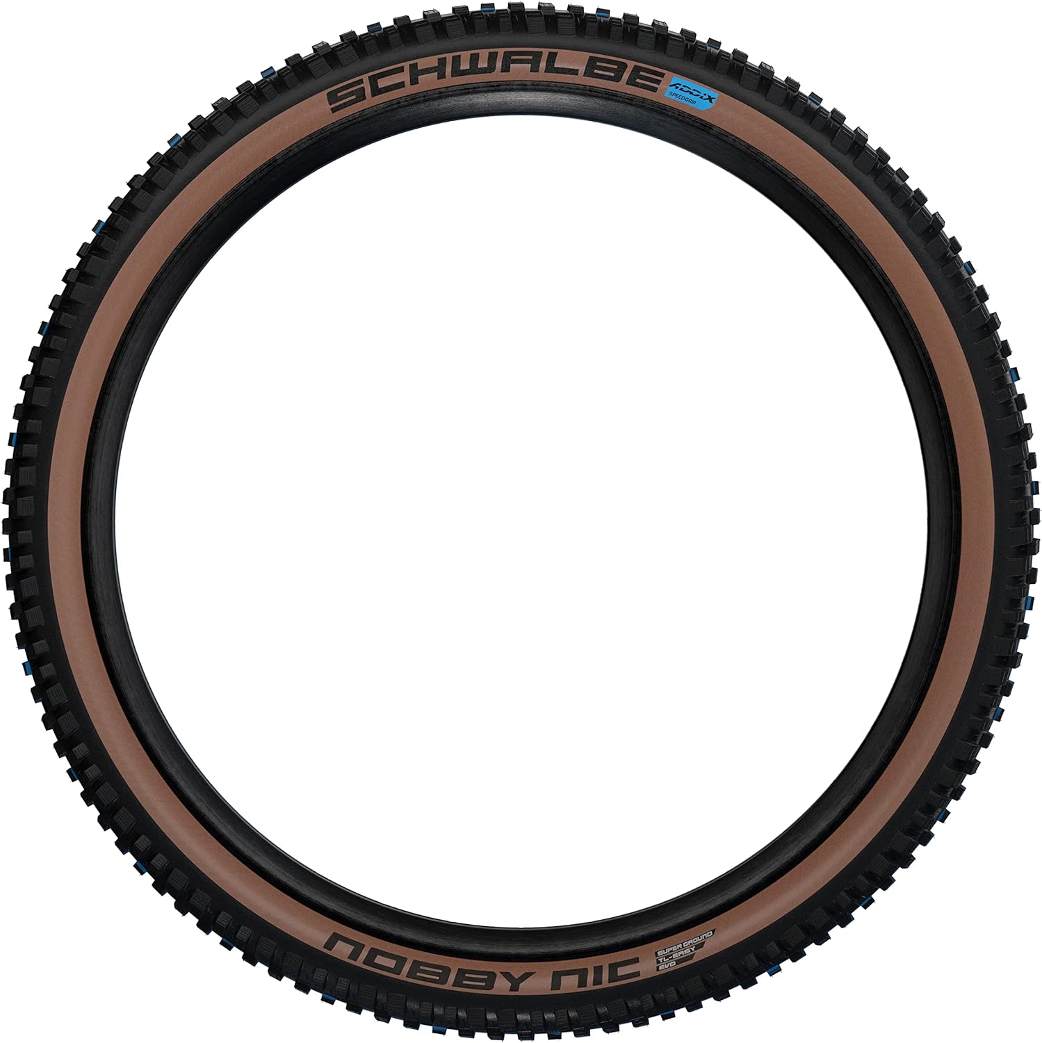 Schwalbe Nobby Nic S/Ground SpGrip TLE 26x2.40 Fold Brnz cycle bike tyre