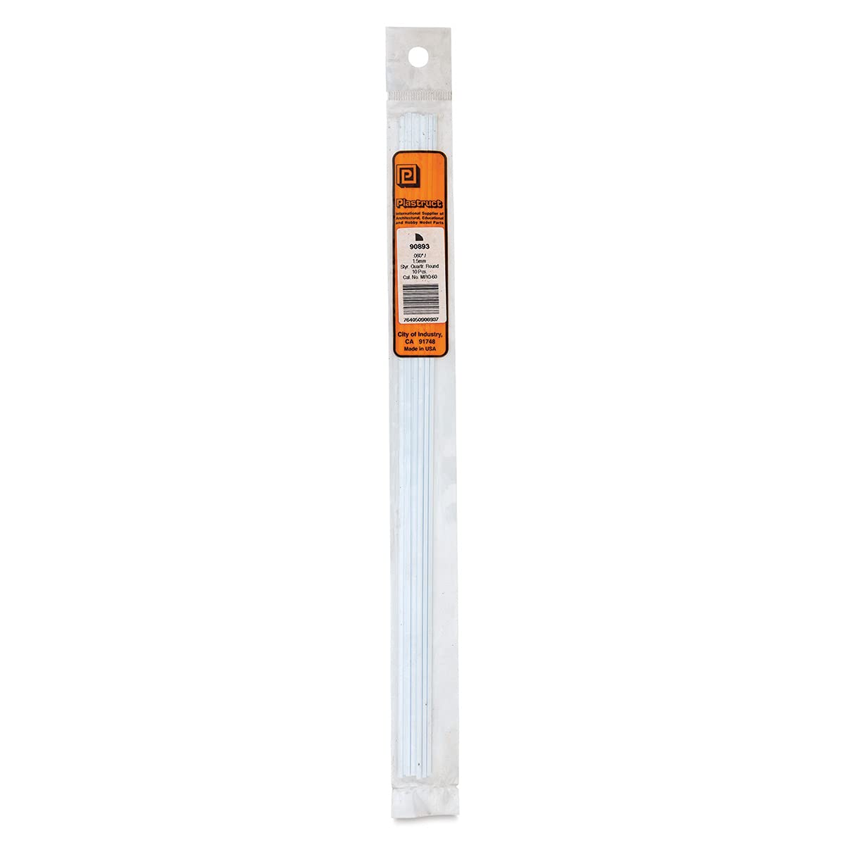 Plastruct 1.5m Quarter Round Rods 10pcs # MRQ-60