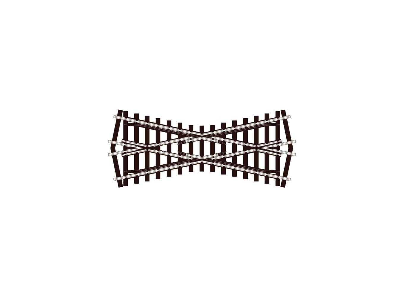Peco SL-193 Streamline Code 75 Short Crossing 24 Degree Insulfrog
