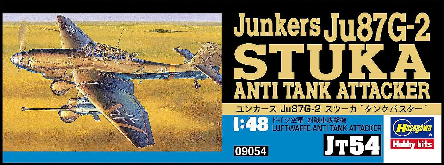 Hasegawa 1:48 Scale JU87G-2 Stuka Anti-Tank Model Kit