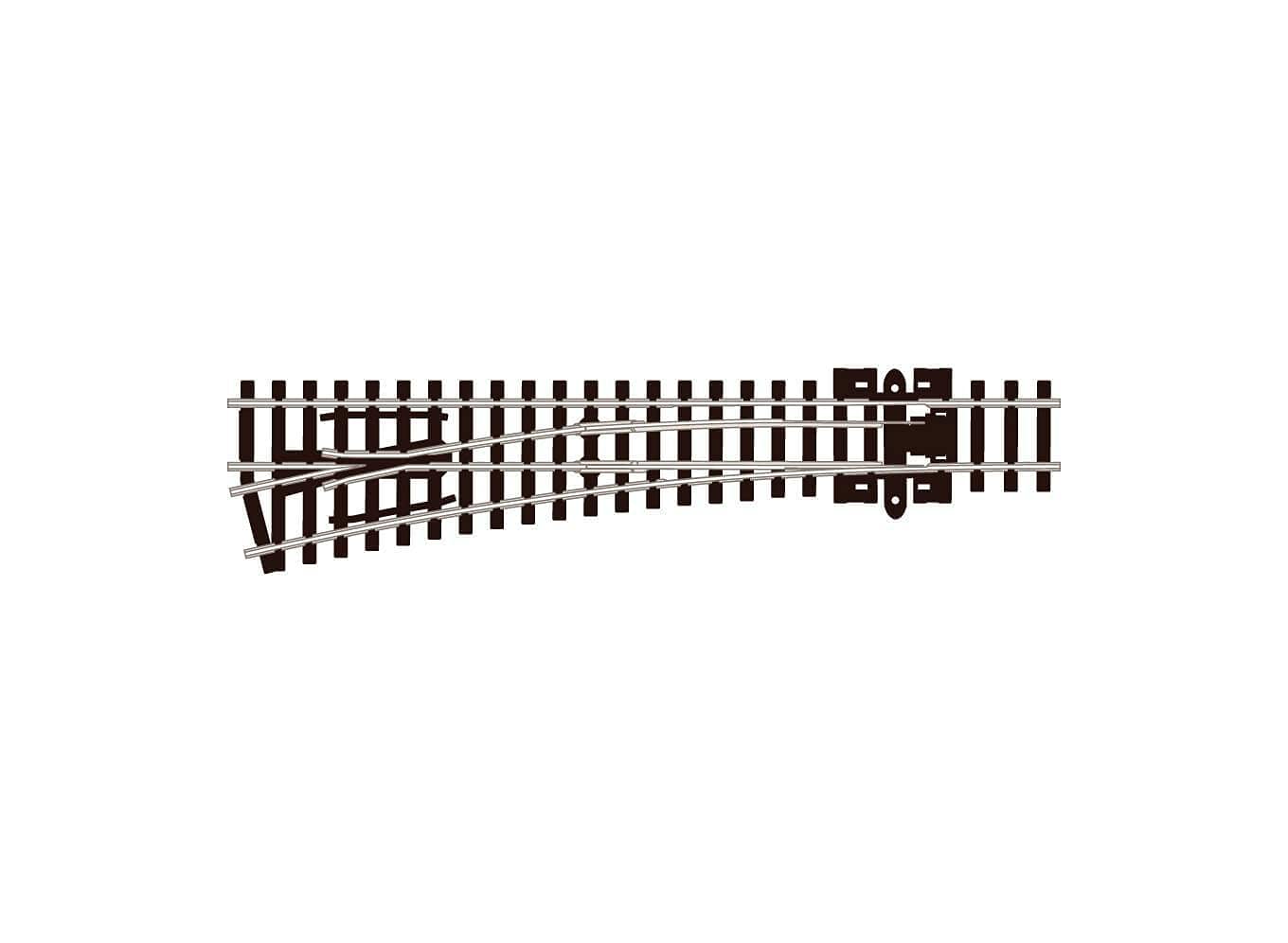 Peco SL-396 Medium Radius Left Hand Point N Gauge