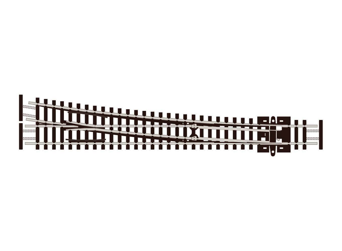 Peco SL-E388F Code 55 Electrofrog Large Right Hand Point