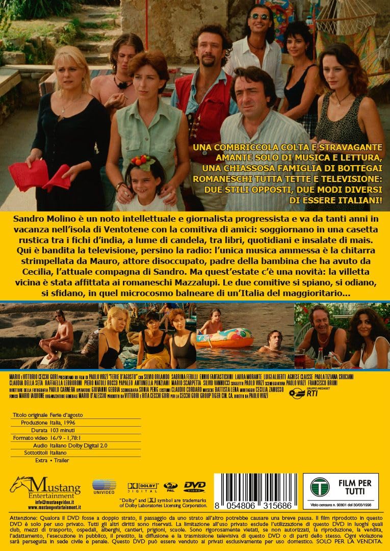 Ferie d'Agosto dvd